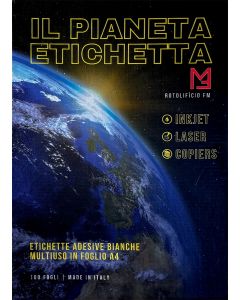 Etikett A4 25,4 x 10 mm Rotolificio, 100 lehte, 189tk lehel