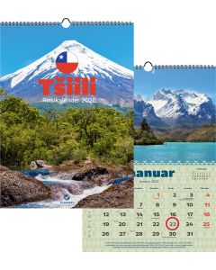 Reisikalender 2026 TŠIILI, 297x420mm, aasaga spiraalköide