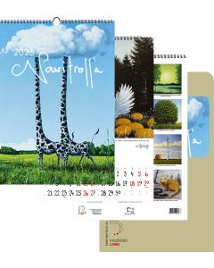 Navitrolla kalender 2025, spiraalköide, kinkekarbis