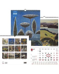 Eesti kunstikalender 2025,  spiraalköide