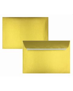 Envelope C6 114x162mm, gold, 120gsm