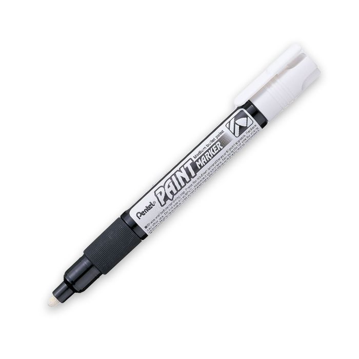 Marker Pentel MMP20, permanent, valge 