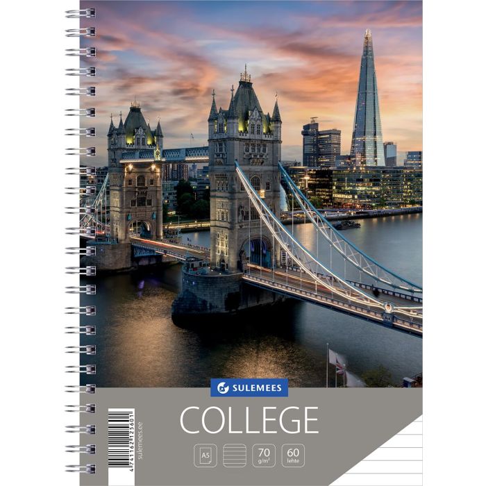 College A5, 60 lehte, jooneline, London