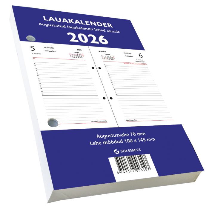 Lauaplokk 100x145mm, augustusvahe 70mm